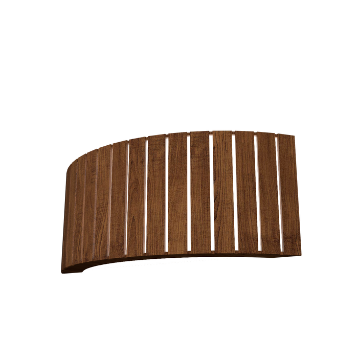 6.3'' Contemporary Slatted Accord Wall Lamp Light