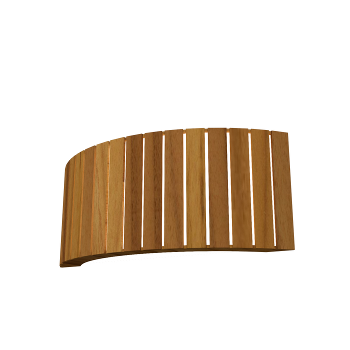 6.3'' Contemporary Slatted Accord Wall Lamp Light