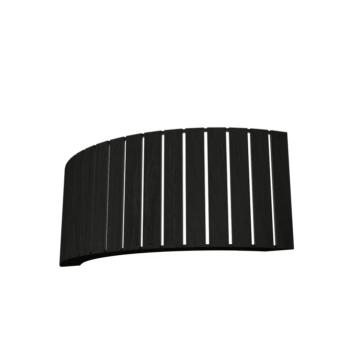 6.3'' Contemporary Slatted Accord Wall Lamp Light