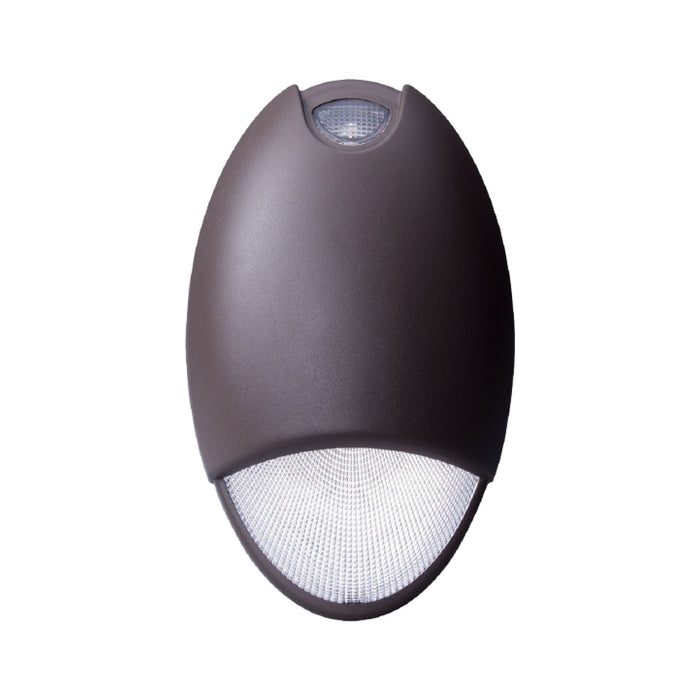 6.5-inch Oil Rubbed Bronze Outdoor Emergency Light with 15W Output