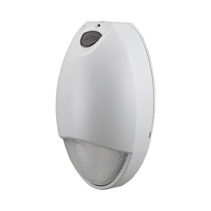 6.5-inch White Outdoor Emergency Light