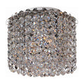 7'' Milieu Metro 2 Light Chrome Flush Mount