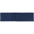 72" Navy Cobble Woven Cotton Table Runner