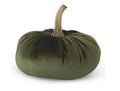 7.25 Inch Green Velvet Stuffed Pumpkin