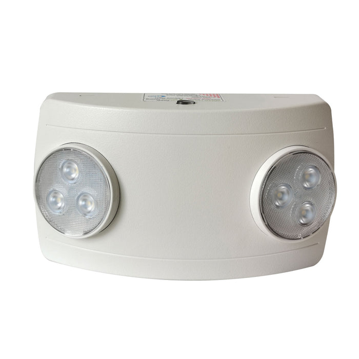 7.5-inch White Emergency Light with 1.08W Output and Self Diagnostic Testing