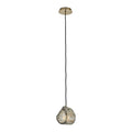 7.5'' Pallina 1 Light Winter Brass Pendant