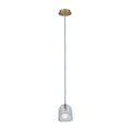 7.5'' Pallina 1 Light Winter Brass Pendant