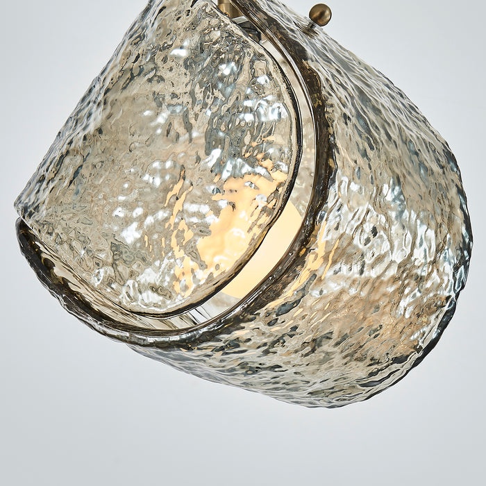 7.5'' Pallina 1 Light Winter Brass Pendant