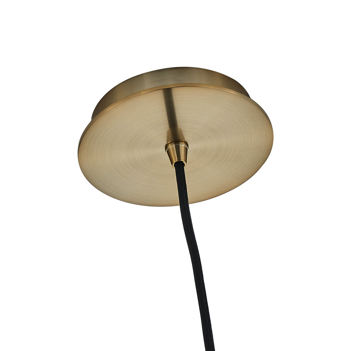 7.5'' Pallina 1 Light Winter Brass Pendant