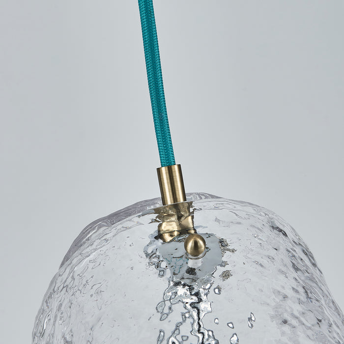 7.5'' Pallina 1 Light Winter Brass Pendant