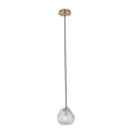 7.50'' Pallina 1 Light Winter Brass Pendant