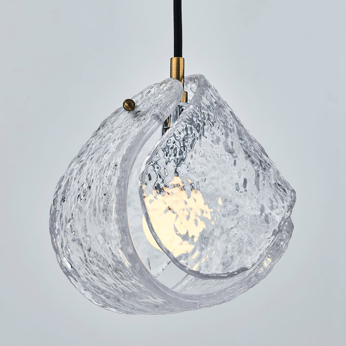 7.50'' Pallina 1 Light Winter Brass Pendant