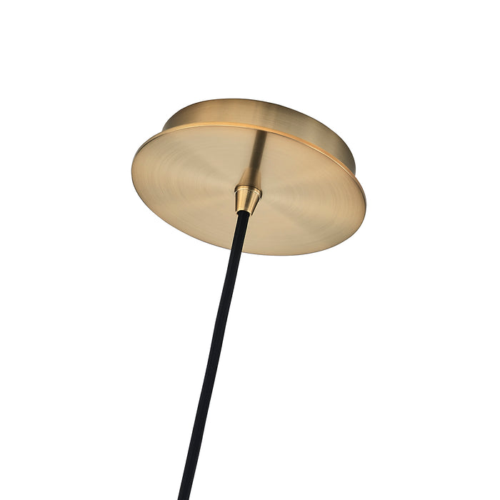 7.50'' Pallina 1 Light Winter Brass Pendant