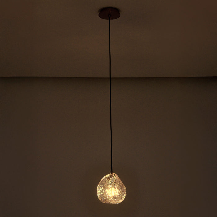 7.50'' Pallina 1 Light Winter Brass Pendant