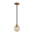 8'' Cameo 1 Light Matte Black Finish Pendant