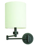 8-inch Arm Oil Rubbed Bronze Direct Wire Wall Swing Lamp