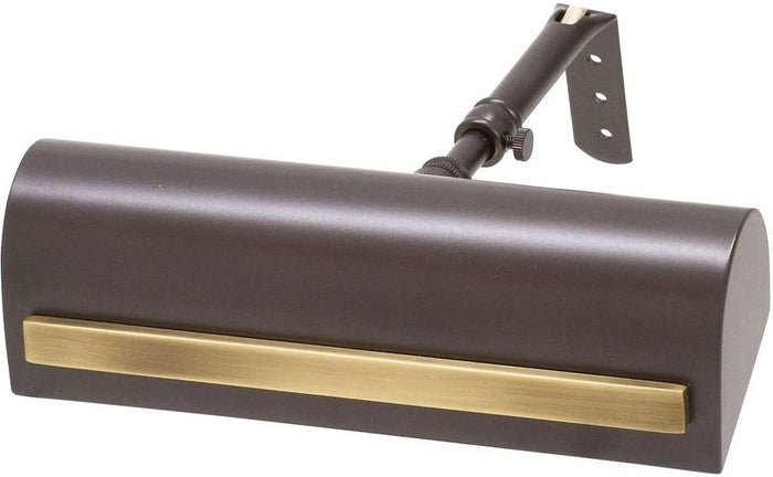 8-inch Classic Traditional Satin Nickel Polished Nickel Strap Plug-In Picture Light