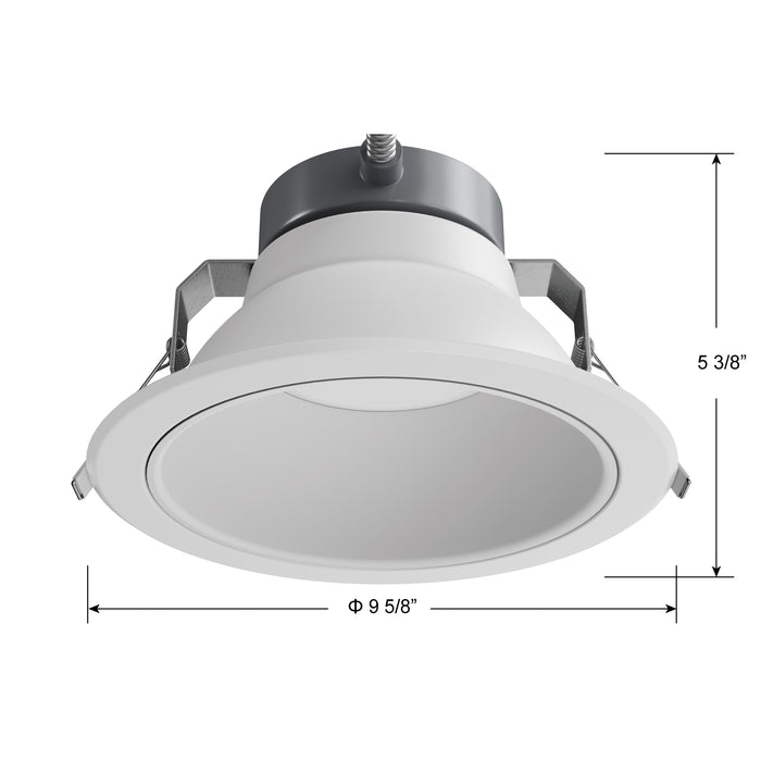 8-inch White Commercial Wall Light with 3-CCT Selectable White