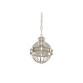 8'' Montauk 1 Light Polished Nickel Pendant