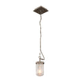 8.5'' Highland 1 Light Country Iron Pendant