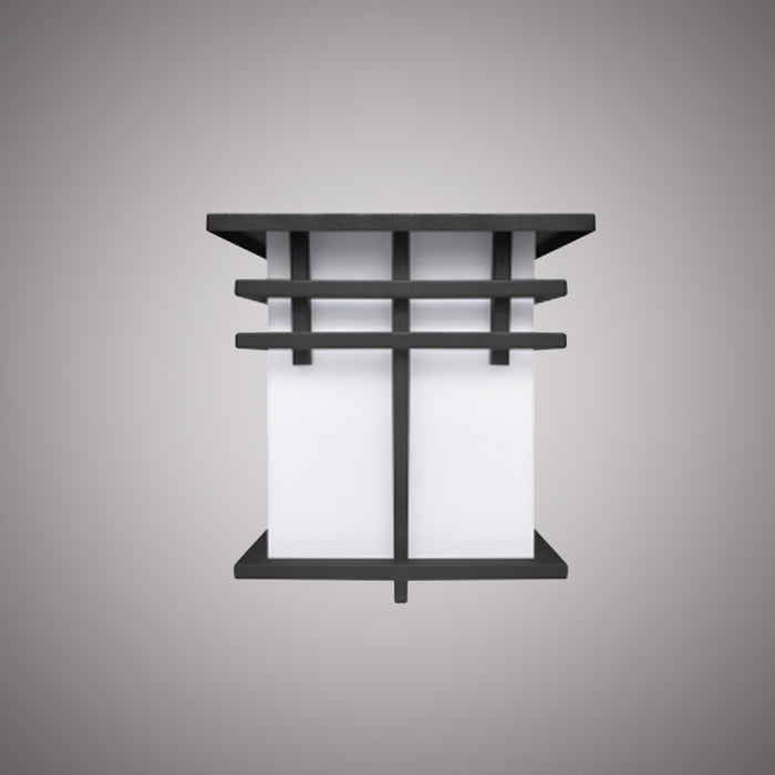 9-in exterior wall light  Black  Dimmable 9W