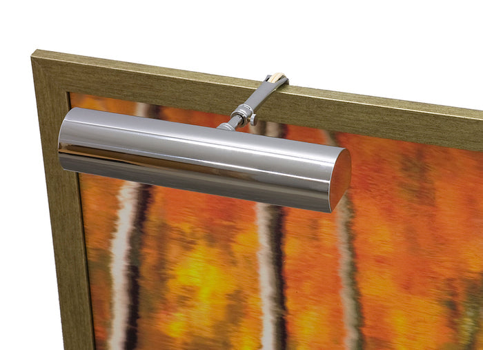 9-inch Classic Contemporary Chrome Plug-In Picture Light