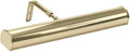 9-inch Classic Contemporary Polished Brass in-Line Hi-Lo Switch Plug-In Picture Light