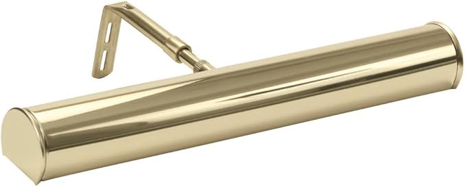 9-inch Classic Contemporary Polished Brass in-Line Hi-Lo Switch Plug-In Picture Light