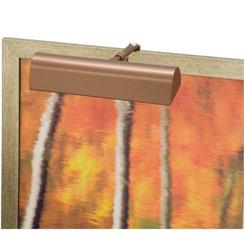 9-inch Classic Traditional Bronze in-Line Hi-Lo Switch Plug-In Picture Light