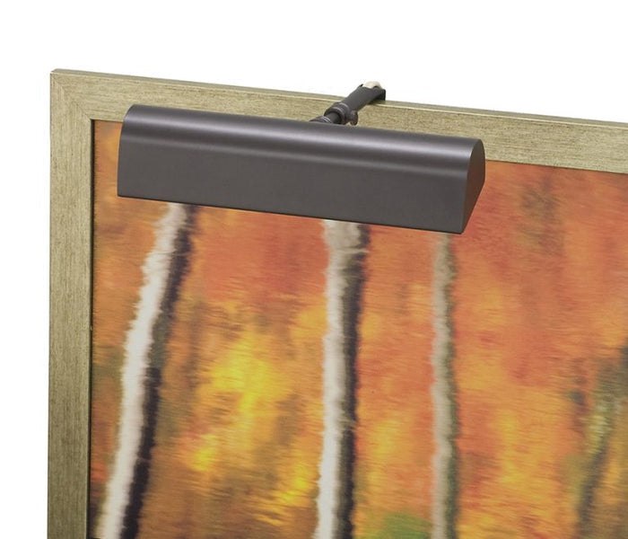 9-inch Classic Traditional Mahogany Bronze Plug-In Picture Light