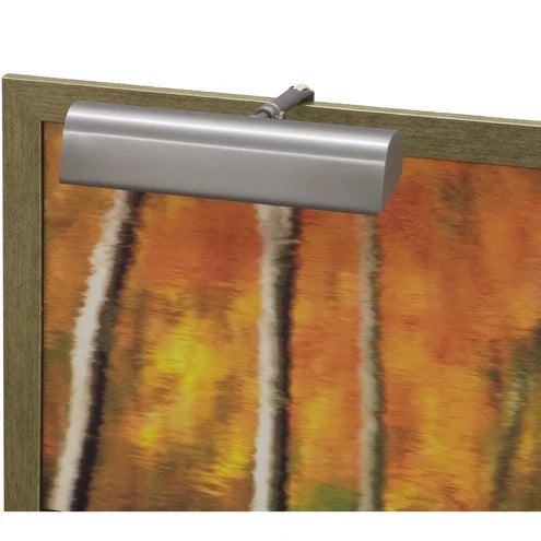 9-inch Classic Traditional Pewter in-Line Hi-Lo Switch Plug-In Picture Light