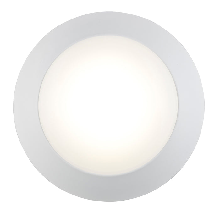 9-inch White Wall Light with 5-CCT Selectable White and 17W Output