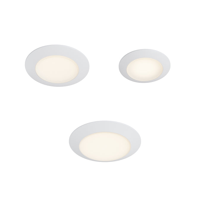 9-inch White Wall Light with 5-CCT Selectable White and 17W Output