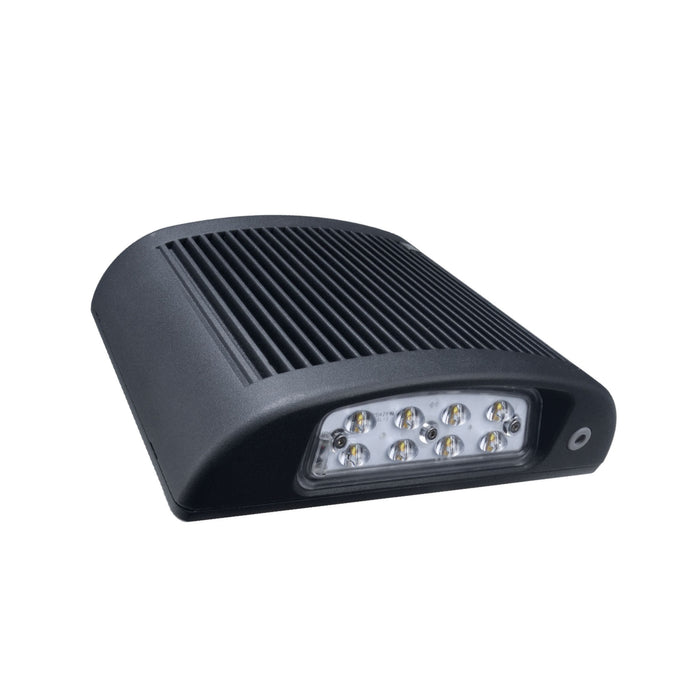 9.25-inch Black Outdoor Emergency Light