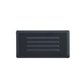 9.25-inch Black Outdoor Step Light