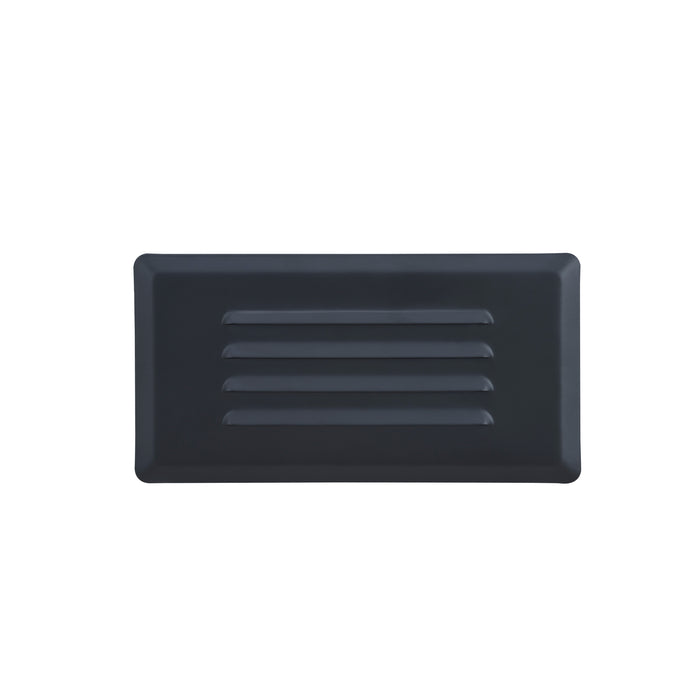 9.25-inch Black Outdoor Step Light