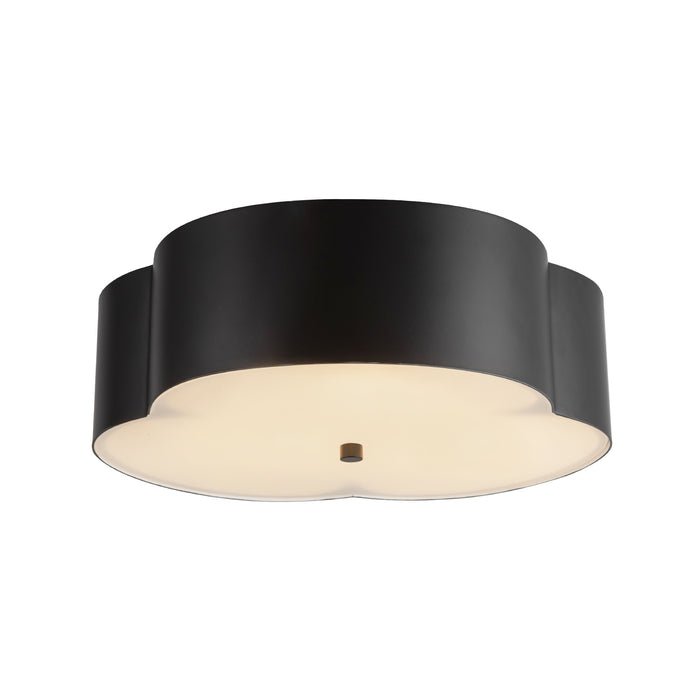 Adella 14-in Steel Flush Mount
