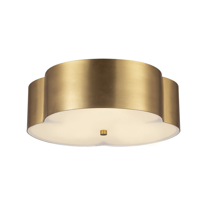 Adella 14-in Steel Flush Mount