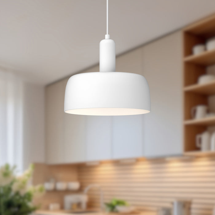 Adriano 10-in Steel Pendant