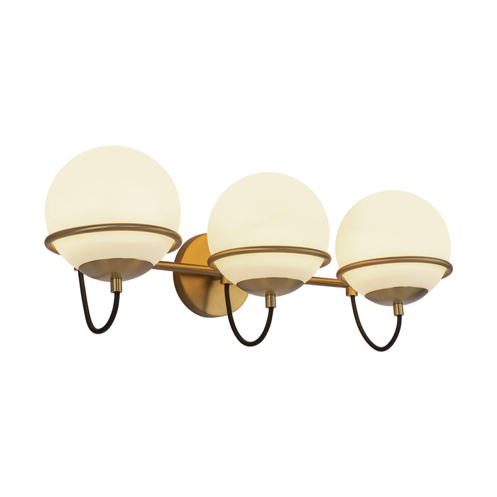 Aged Gold/Opal Glass