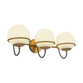 Aged Gold/Opal Glass