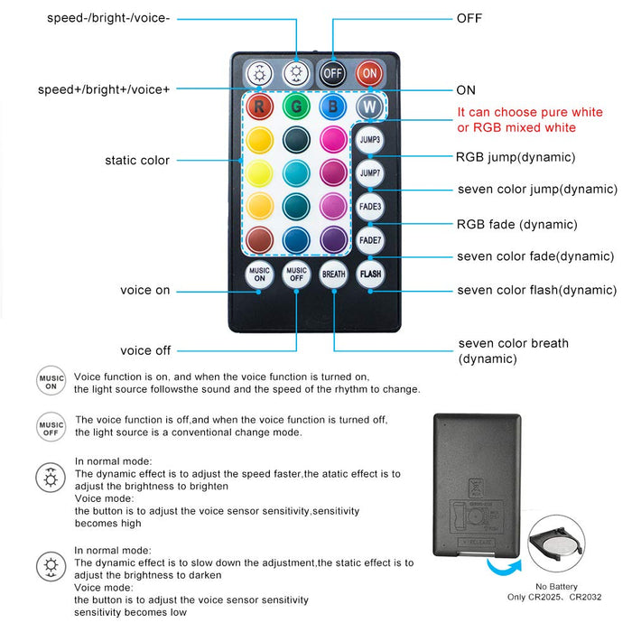 AMKI 16W RGBW Fiber Optic Curtain Light Kit, 300 Strands, 6.5ft, Multicolor, Smart App Control