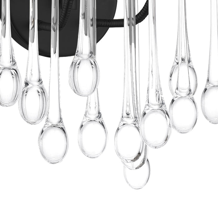 Anita Wall Lights 2 Light Black Finish