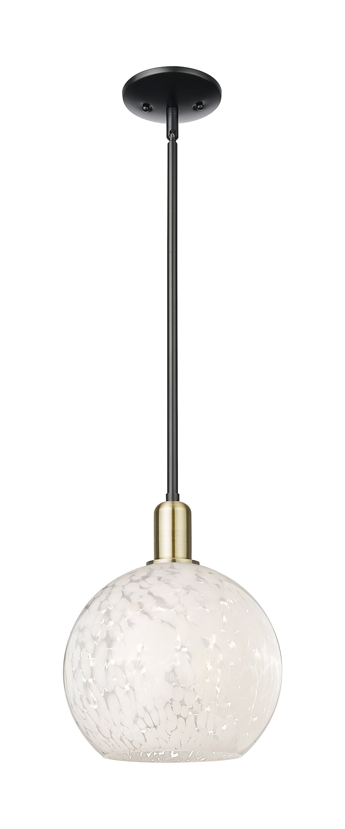Arcadia Mini Pendant 10 Inch Brass