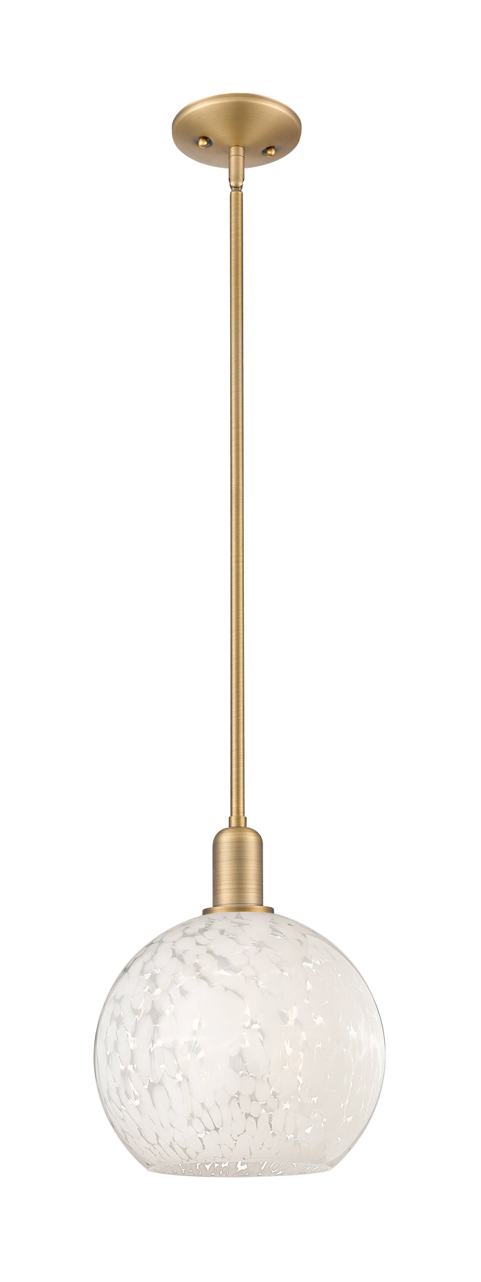 Arcadia Mini Pendant 10 Inch Brass