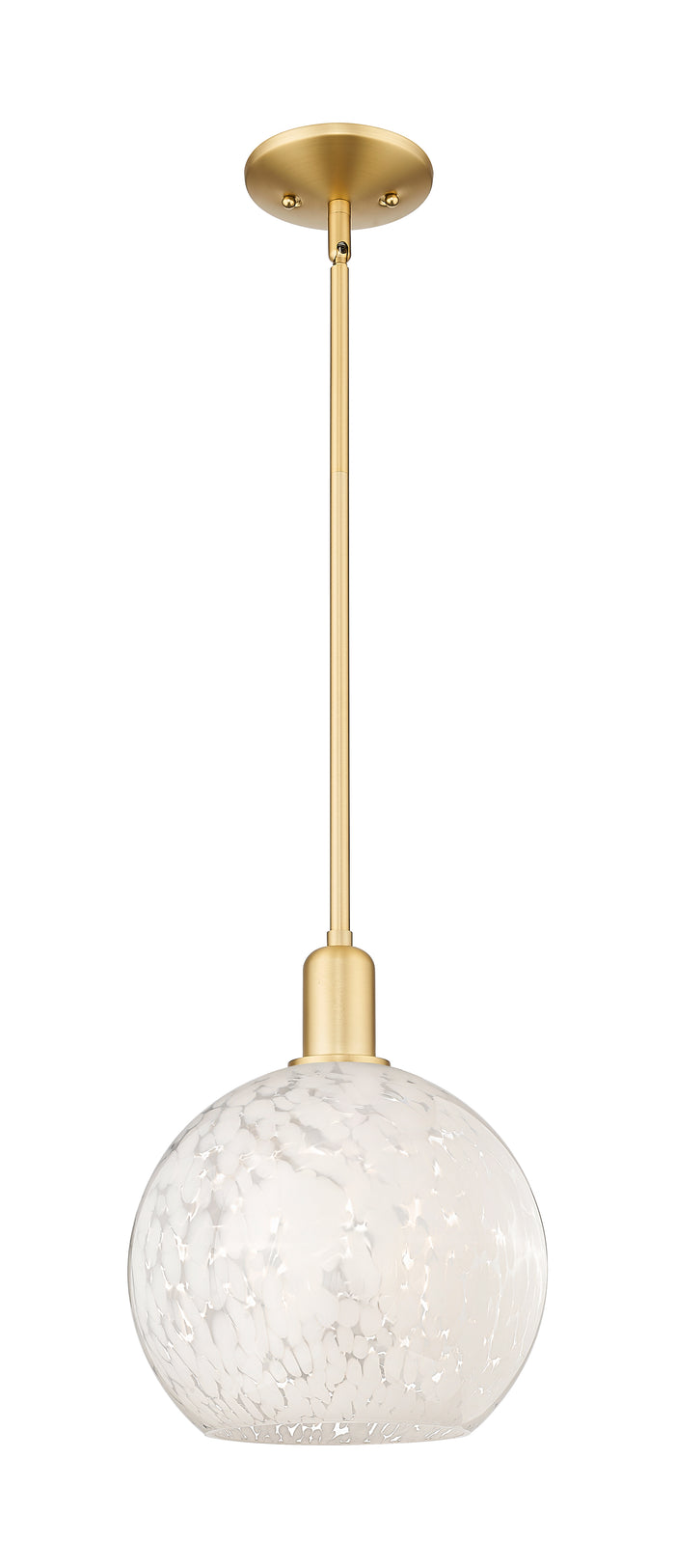 Satin Gold / White Mouchette