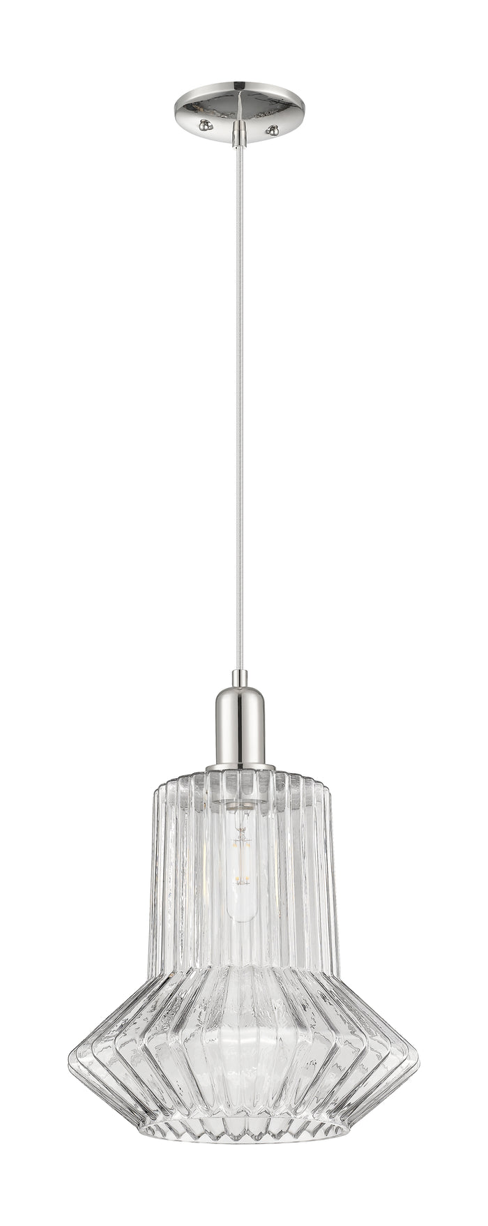 Arcadia Mini Pendant 12 Inch Antique Brass
