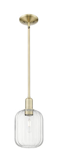 Arcadia Mini Pendant Antique Brass 6.75 Inch