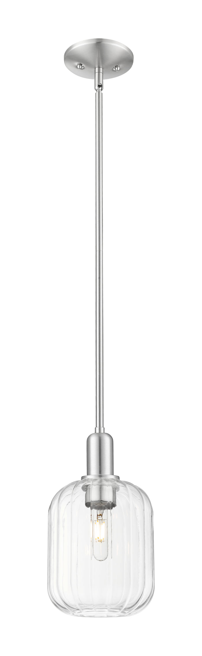 Brushed Satin Nickel / Clear