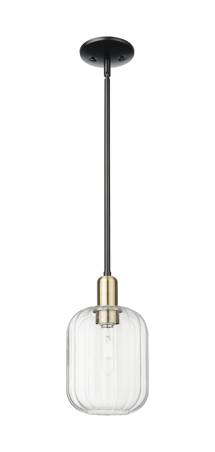 Arcadia Mini Pendant Antique Brass 6.75 Inch